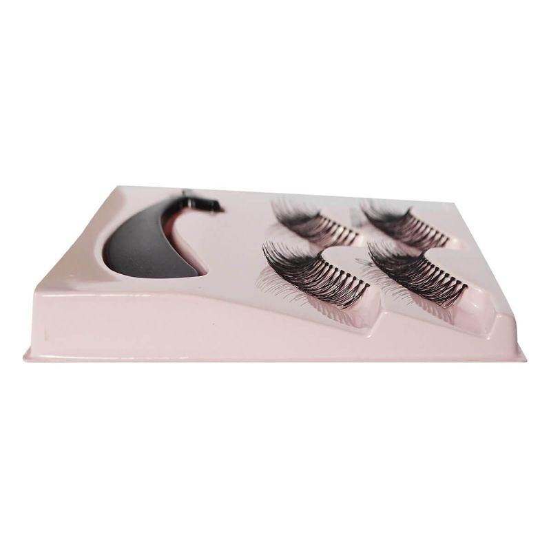 Cílios Postiços Pacote Duplo Au Naturale 01 - KPED08BR Kiss New York