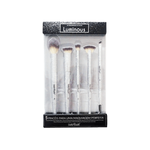 ED800 - Kit com 5 Pincéis Profissionais Luminous - Macrilan