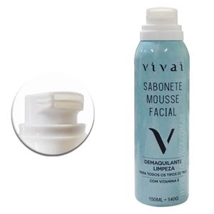 Sabonete Mousse Facial de Limpeza - Vivai