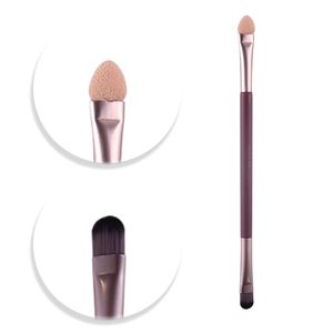 Pincel Duo para Sombra l Linha Marsala  Miss Frandy