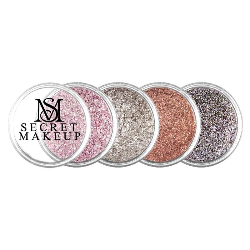 Glitter Secret Makeup SM75 - Pronta Entrega - Mf Maquiagem