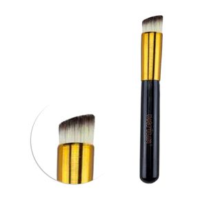 G121 Pincel para Base Kabuki Chanfrado - Linha Gold - Macrilan