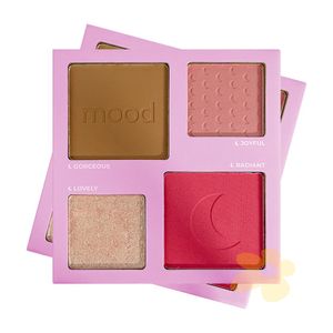 Paleta de Blush, Contorno e Iluminador Mood - Ruby Rose