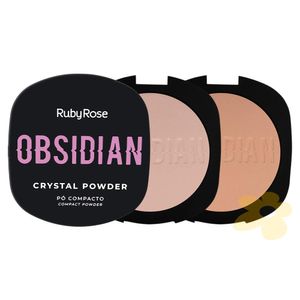 Pó Compacto | Linha Obsidian | Ruby Rose