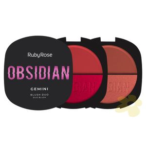 Blush Duo Gemini | Linha Obsidian | Ruby Rose