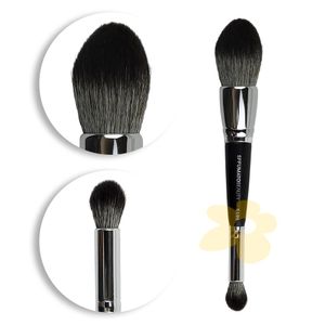 S191 - Pincel Duplo p/ Blush e Olhos - Sffumato Beauty