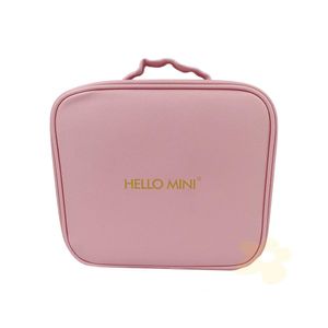 Maleta Organizadora Multiuso Rosa com Led | Hello Mini