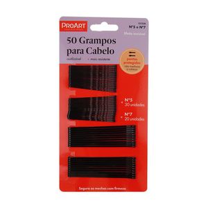 50 Grampos de Cabelo Nº5 e Nº7 | ProArt