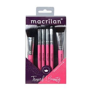 Kit com 6 Pincéis | Travel Beauty | Macrilan