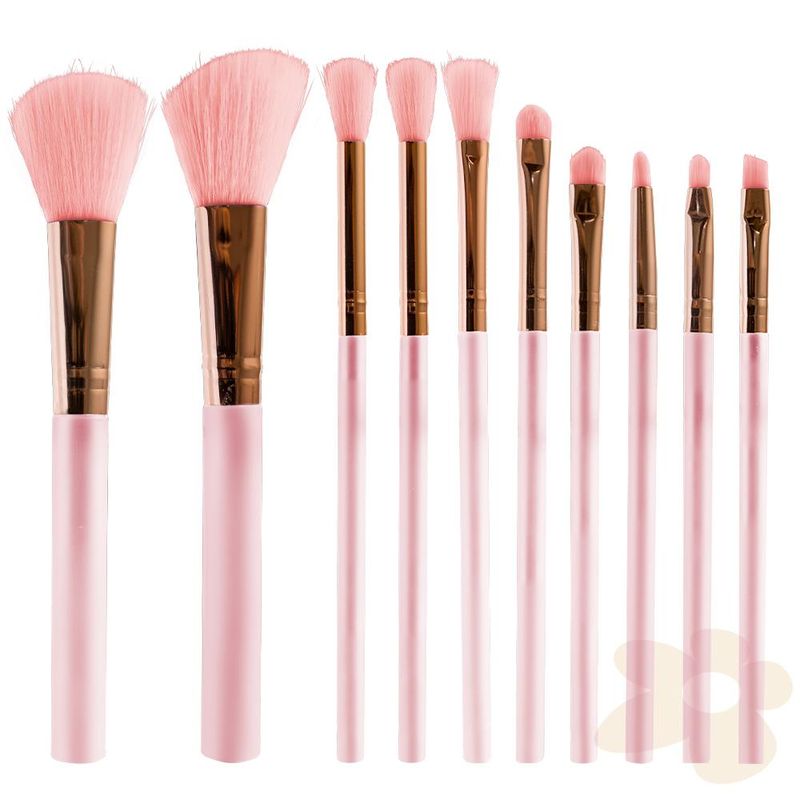 Kit-com-10-pinceis-para-maquiagem-MT07-Macrilan-rosa-Cod-270