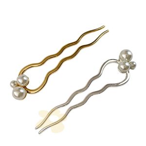 Grampo Palito | Espeto para cabelo com pérolas | Importado