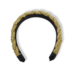 Tiara para Cabelos Trançada com Brilho - Importado